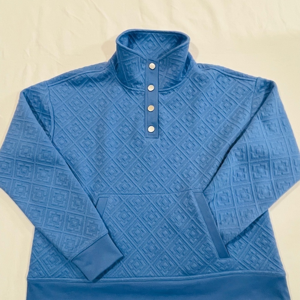 Tommy Bahama | NWT | Everyday Active Quilted Pullover | Blue | Small - Picture 5 of 9